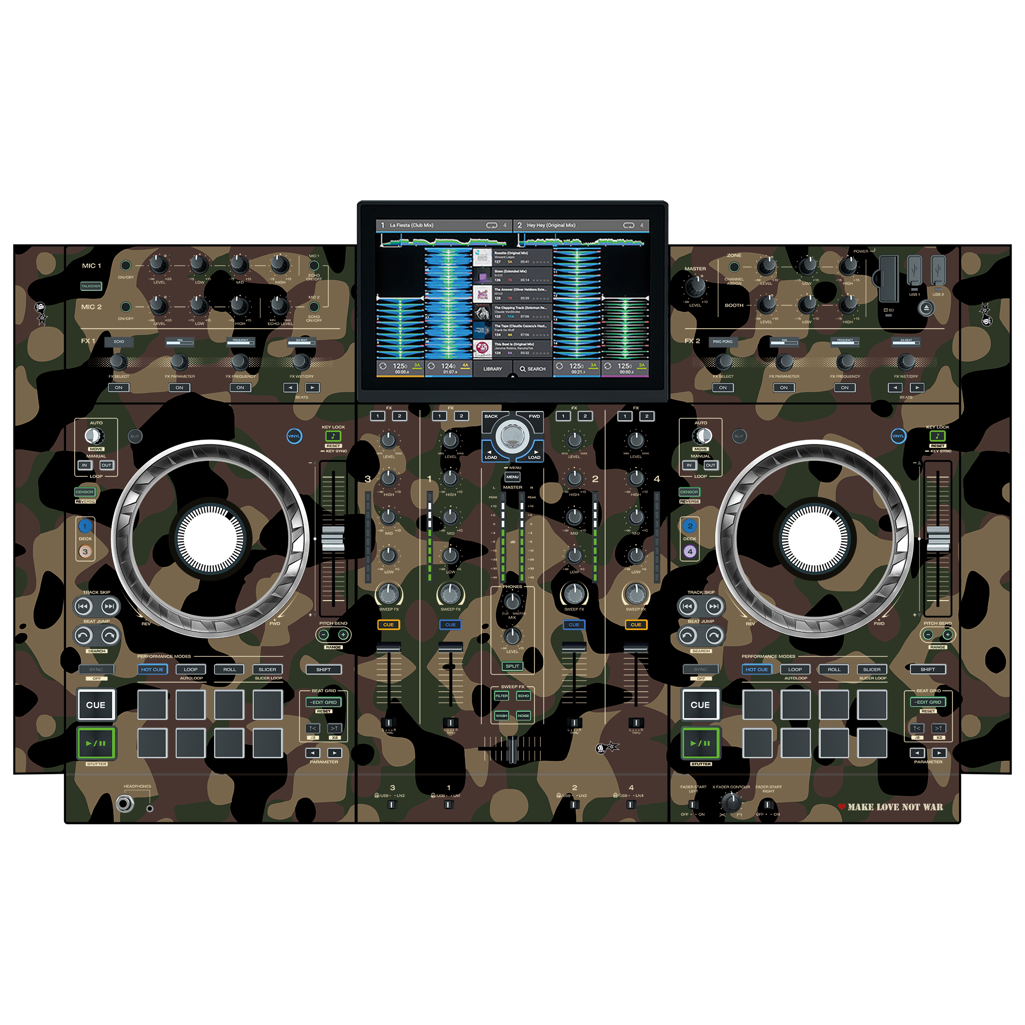 Denon DJ - PRIME 4 - DJ SKINS