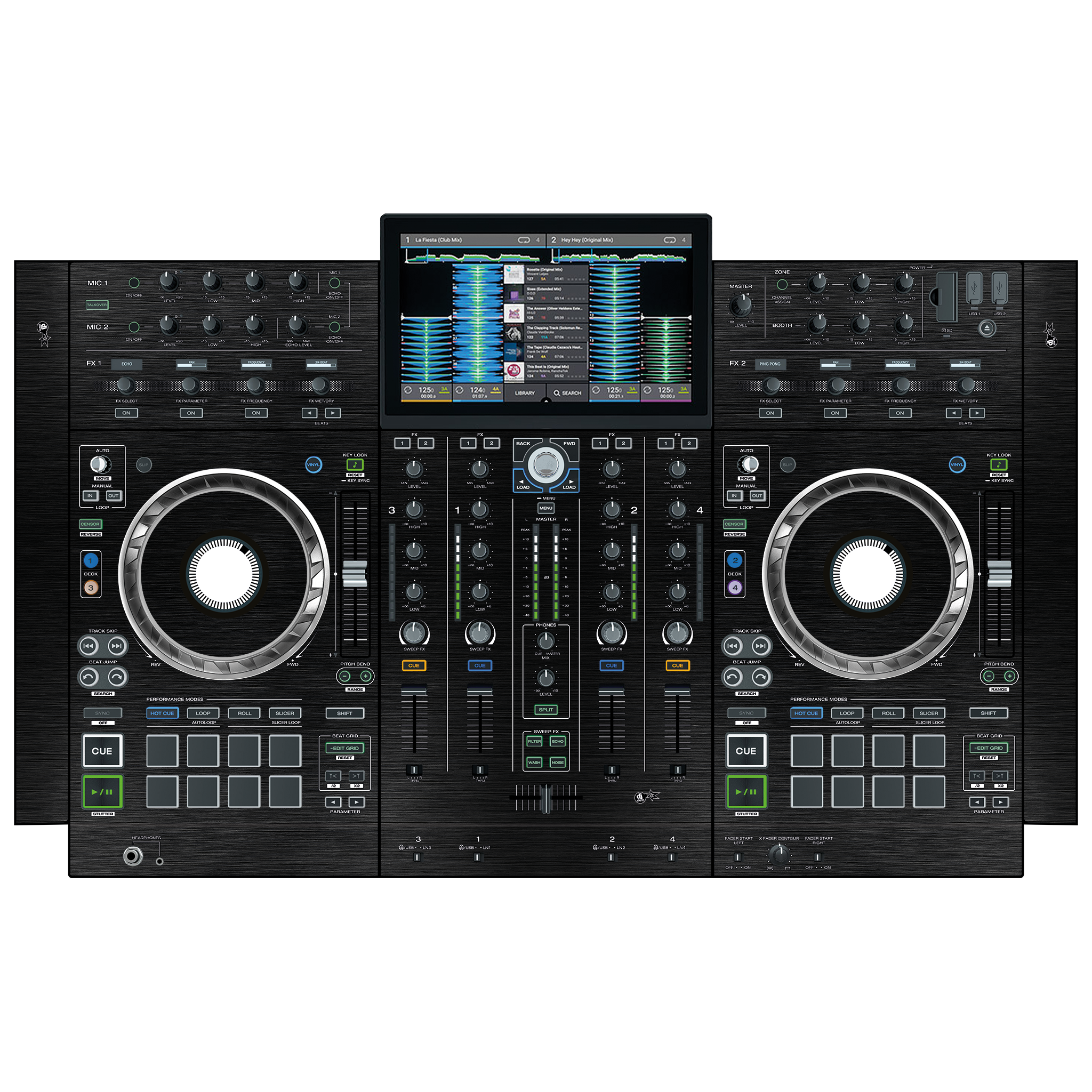 Denon DJ - PRIME 4 - DJ SKINS