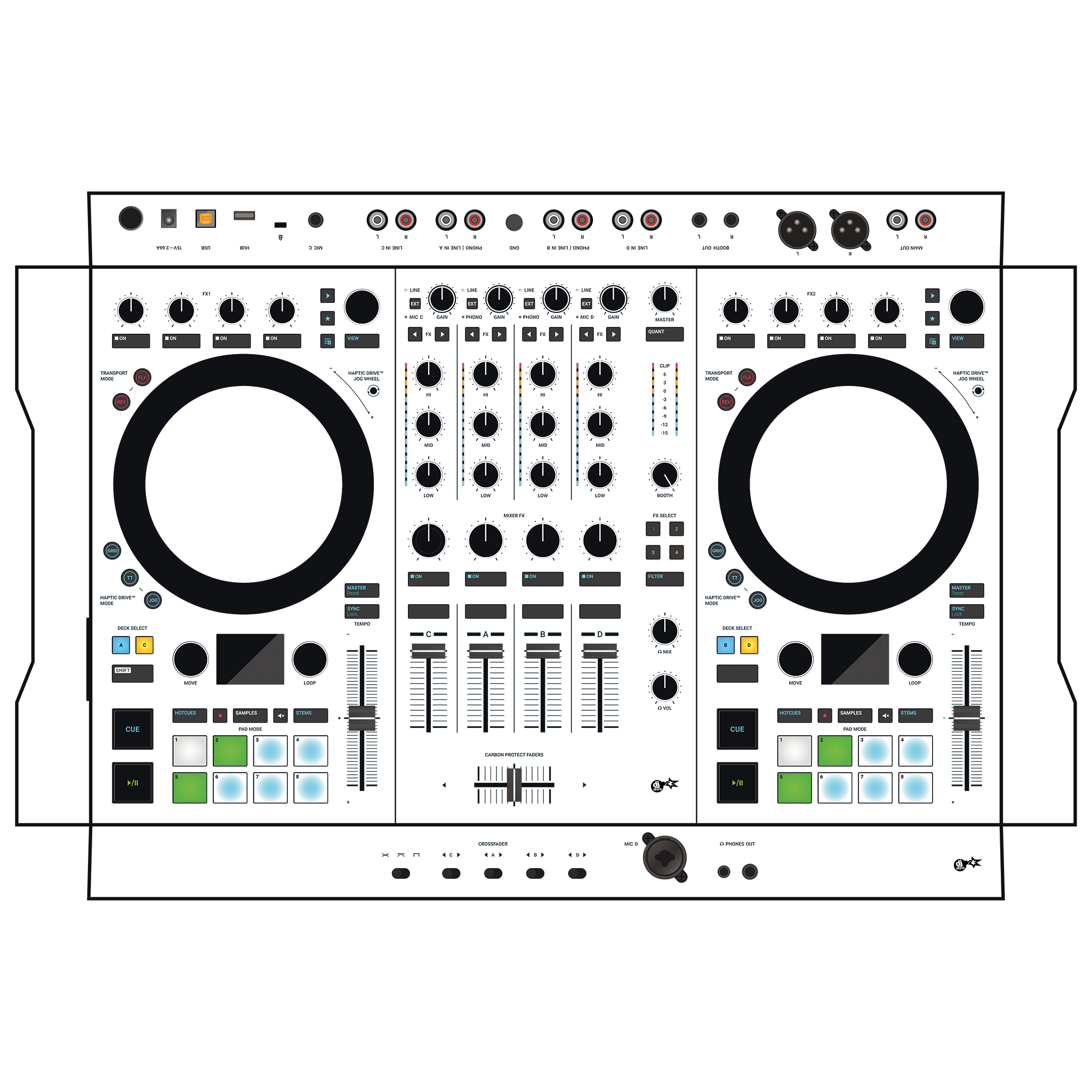 Native Instruments - S4 MK3 - DJ SKINS