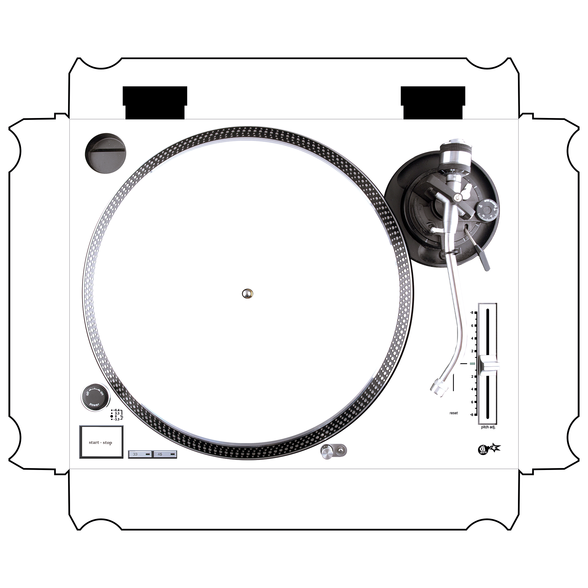 Technics - 1200 / 1210 MK2 - DJ SKINS